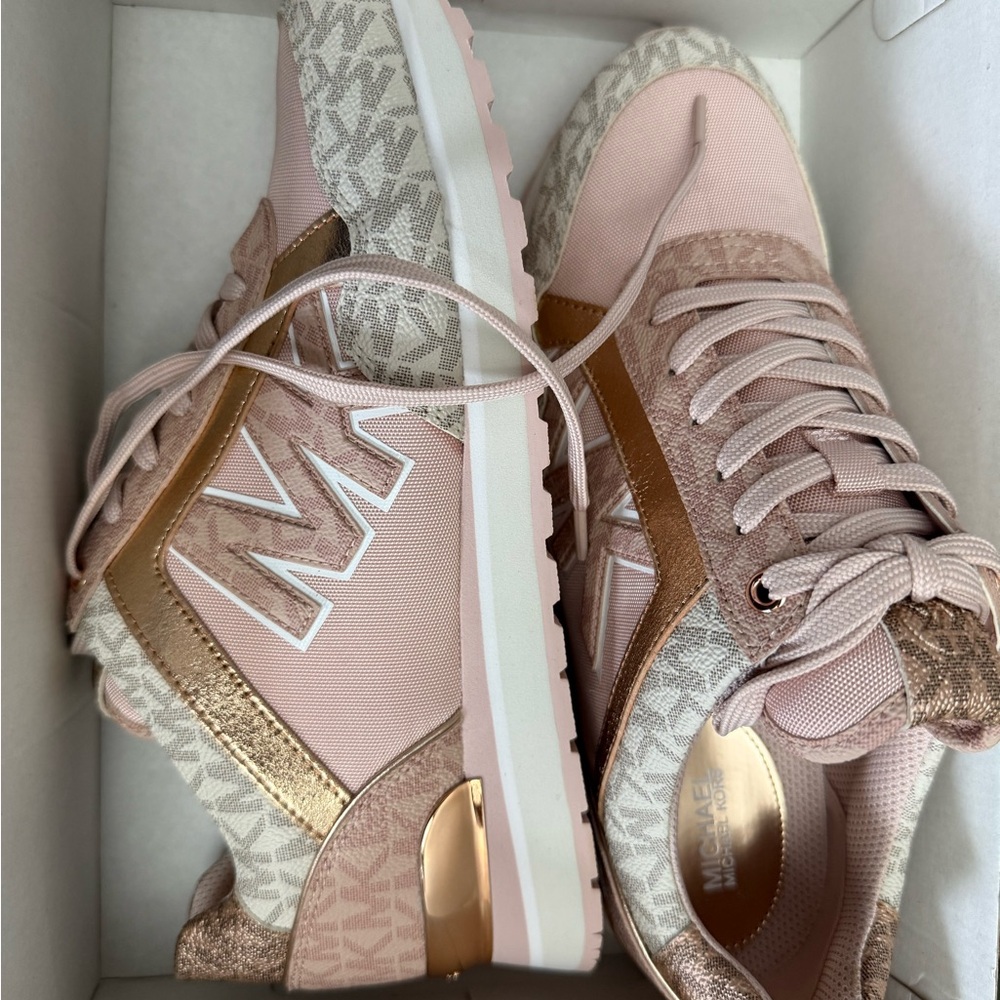 Michael Kors Blush and Metallic Women's Sneakers